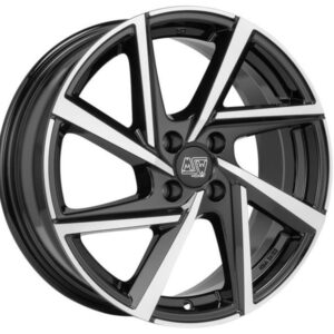 MSW 80-4 Gloss Black Full Polished 7x17 4x108 ET20 CB65,1 60° 600 kg W19382001T56