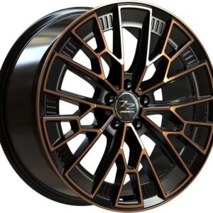 Fondmetal 1972 Black Clearcoat Matt Bronze Machined 8,5x19 5x112 ET45 CB66,5 60° 775 kg RF19138